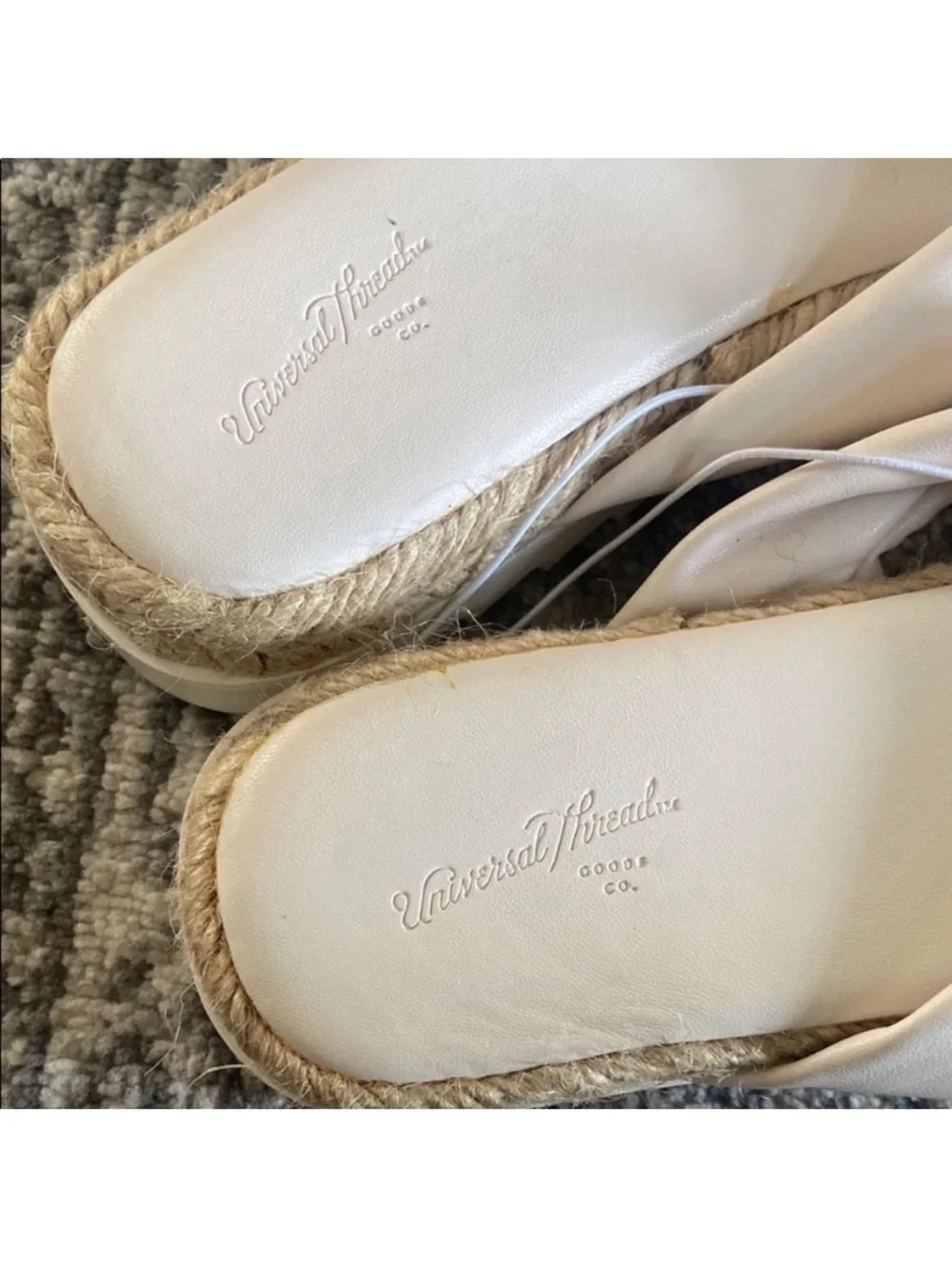 Universal Thread Knot-Front Espadrille Slides - Cream - Picture 4 of 6